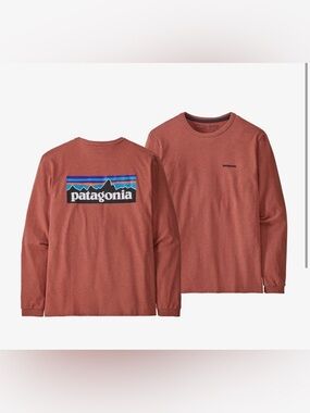 Patagonia Long-Sleeved P-6 Logo Responsibili-Tee
